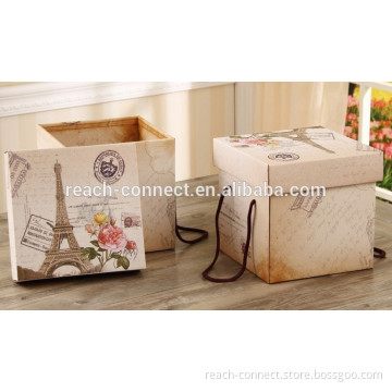 beautiful gift box paper box packaging box supplier full printed colorful box